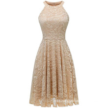 New Sleeveless Women Lace Dresses Evening Dress